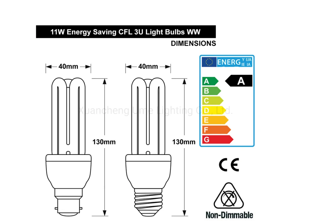 E27 4u 6u 8u 65W 150W 200W 350W Energy Saving Tube High Power Bulb Home White Light Indoor Bed Room Lamp CFL Fluorescent Light Bulbs